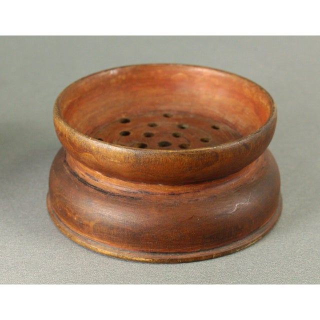 18th / 19th C. Treen Ware Pounce Pot Sander Turned & Carved For Sale - Image 15 of 18