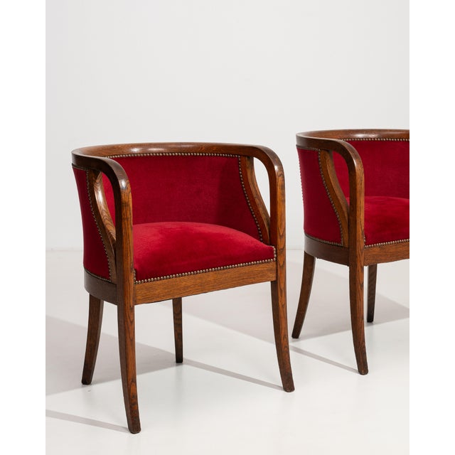 Late 19th Century Pair Of Upholstered Clubchairs For Sale - Image 14 of 14
