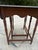 Pair of 1970s Wooden Carved Nesting Game Tables With Flip-Up Sides For Sale - Image 10 of 12