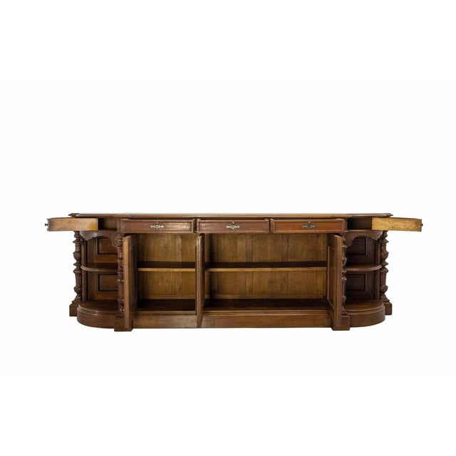 French Credenza in Oak, 1890s For Sale - Image 12 of 18
