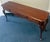 1990s Ethan Allen Solid Cherry Georgian Court Console / Sofa Table For Sale - Image 5 of 12