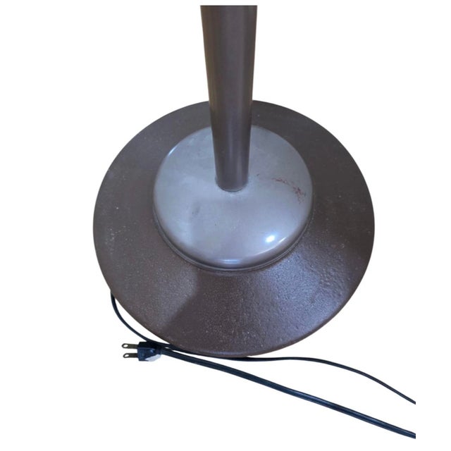 Mid 20th Century Dazor Industrial Floating Fixture Articulating Arm Floor Lamp For Sale - Image 9 of 11