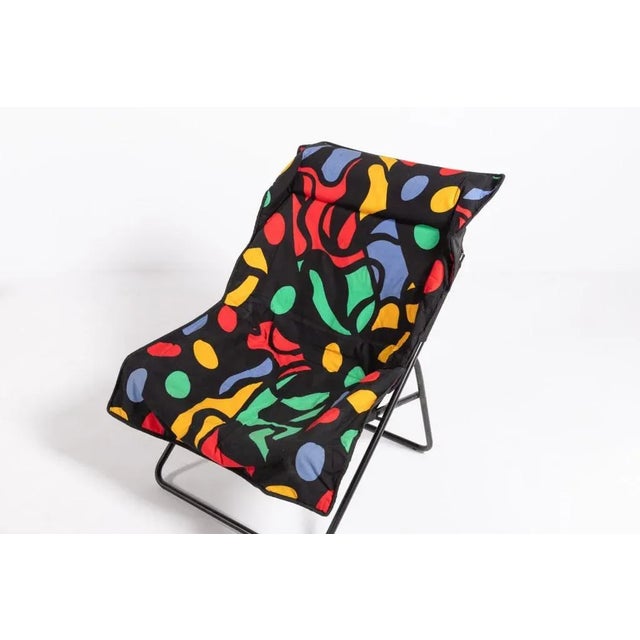 1990s Set of Foldable Pop Art Lounge Chairs, 1990s For Sale - Image 5 of 10