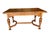Wood 1930s Pristine Solid Oak Draw Leaf Table For Sale - Image 7 of 12