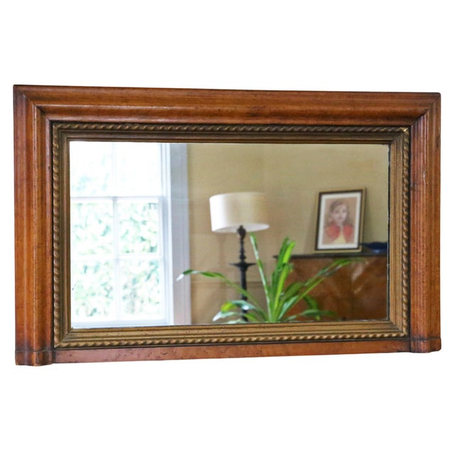 Antique Birdseye Maple Overmantle Wall Mirror, 1800s For Sale - Image 9 of 9