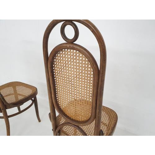 Nr. 5 Dining Chairs by Michael Thonet for Thonet, Romania, 1900s, Set of 2 For Sale - Image 6 of 13