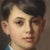 Piero Galanti, Portrait of a Boy, 20th Century, Crayon on Cardboard, Framed For Sale - Image 4 of 11