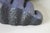 Sculpture Materials Vintage Purple Plaster Lips, Hands, Tongue Wall Hanging For Sale - Image 7 of 9