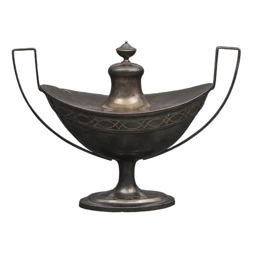 Silver Utensil with Lid For Sale