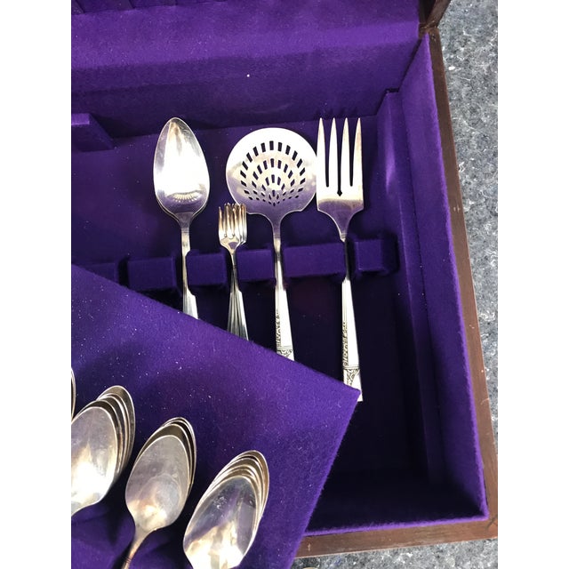 1937 Nobility Plate Caprice Art Deco Silverware Set 107 piece Chairish
