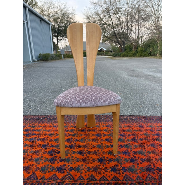 Late 20th Century Late 20th Century Sculptural High Back Bunny Ears Chair For Sale - Image 5 of 8