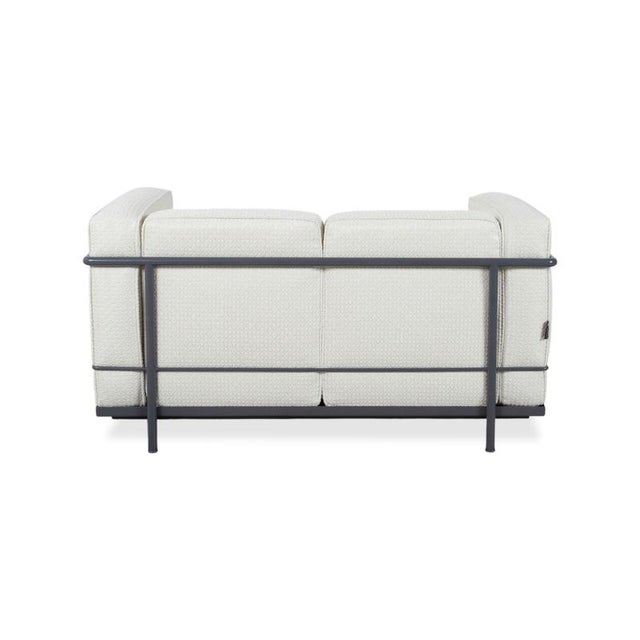LC 2 Two-Seater Sofa by Le Corbusier for Cassina For Sale - Image 9 of 11