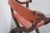Wood Savonarola Walnut Arm Chair For Sale - Image 7 of 8