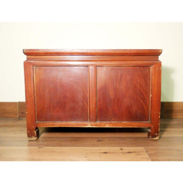 Brown Antique Chinese Treasure Trunk (5552), Zelkova Wood, Circa 1800-1849 For Sale - Image 8 of 12