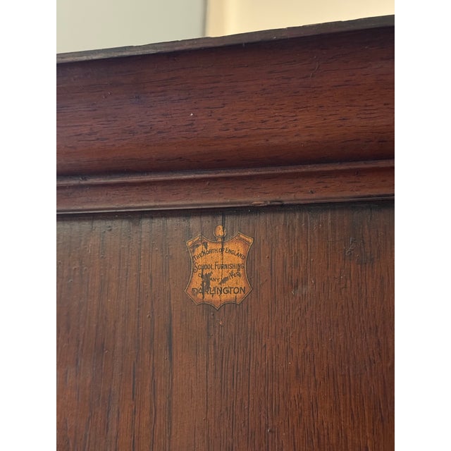 Antique 1920s School Cupboard by the North of England School Furnishing Company For Sale - Image 10 of 12