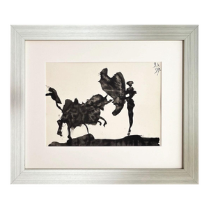 Pablo Picasso Toros Y Toreros Dated 3-4-59 Framed