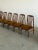 W19 D29 H37 SW18.5 SD17 SH19 In excellent condition, fully restored teak wood danish modern chairs. They come in a set of...