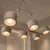 2020s Metal Gray Stilnovo Lelli Style Sputnik Chandelier Italian 6 Arms For Sale - Image 5 of 12
