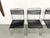 Italian Black and Chrome Spaghetti Chairs Design, 1980s, Set of 6 For Sale - Image 4 of 18