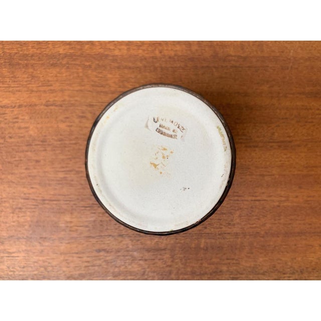 Mid-Century Danish Studio Pottery Carafe Vase from Løvemose, Denmark, 1960s For Sale - Image 6 of 14