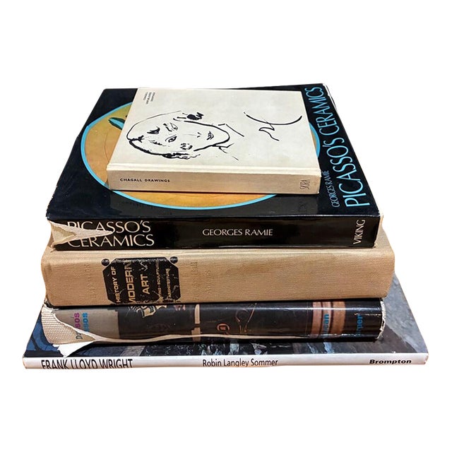 Vintage Set of 5 Modern Art Books / Titles as Shown / Group #3 For Sale