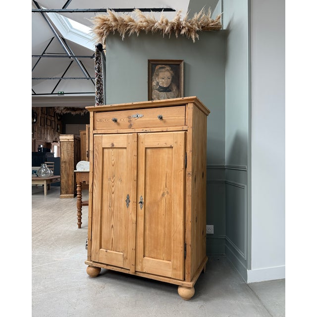 Antique Country-Style Tall Buffet, 1890s For Sale - Image 3 of 14