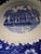 1920s 1920s Blue and White Americana Lincoln's Home Staffordshire Plate For Sale - Image 5 of 5