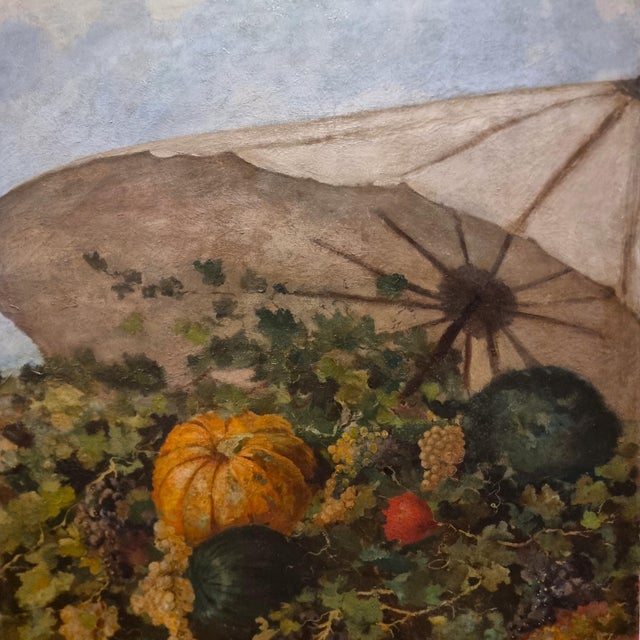 French School Artist, Still Life with Fruit, 1800s, Oil Painting on Canvas For Sale - Image 6 of 12