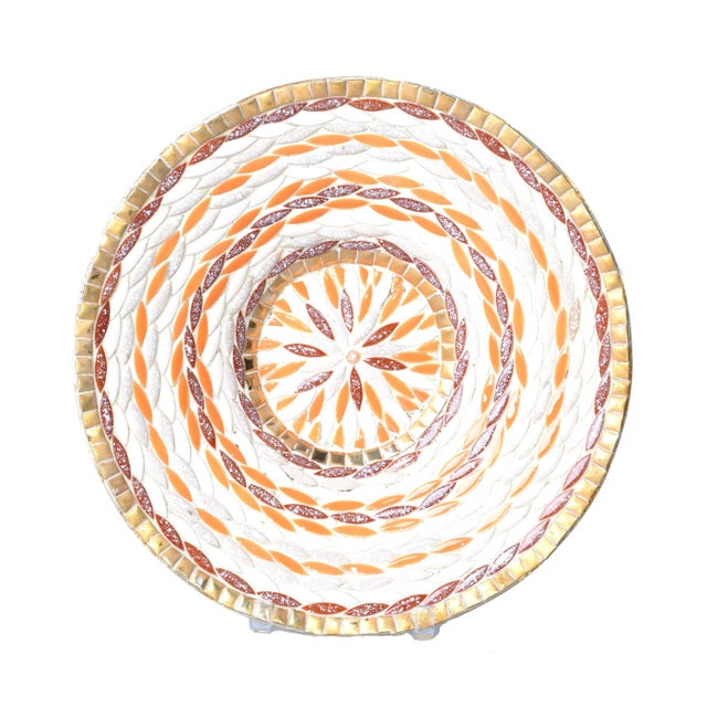 Vintage Mirro Aluminum decorative plate or fruit bowl. Marked and numbered underneath. A-702-344