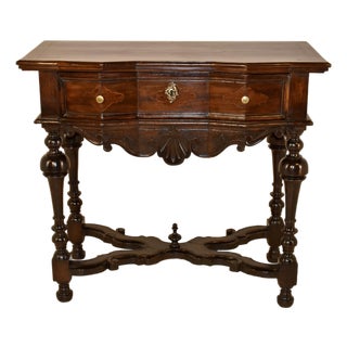 18th Century Italian Walnut Console For Sale