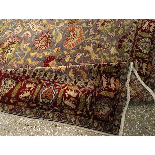 Textile Galerie Shabab Collection Early 20th Century Turkish Sivas Throw Rug For Sale - Image 7 of 8