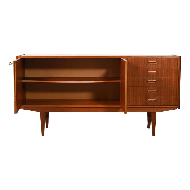 Scandinavian Teak Sideboard, 1960s For Sale