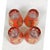 Red Vintage 22k Culver LTD Red and Gold Paisley Glasses - Set of 4 For Sale - Image 8 of 8