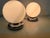 Small Space Age Spherical Table Lamps in Chrome and Glass by Bonalux, 1970s, Set of 2 For Sale - Image 4 of 10