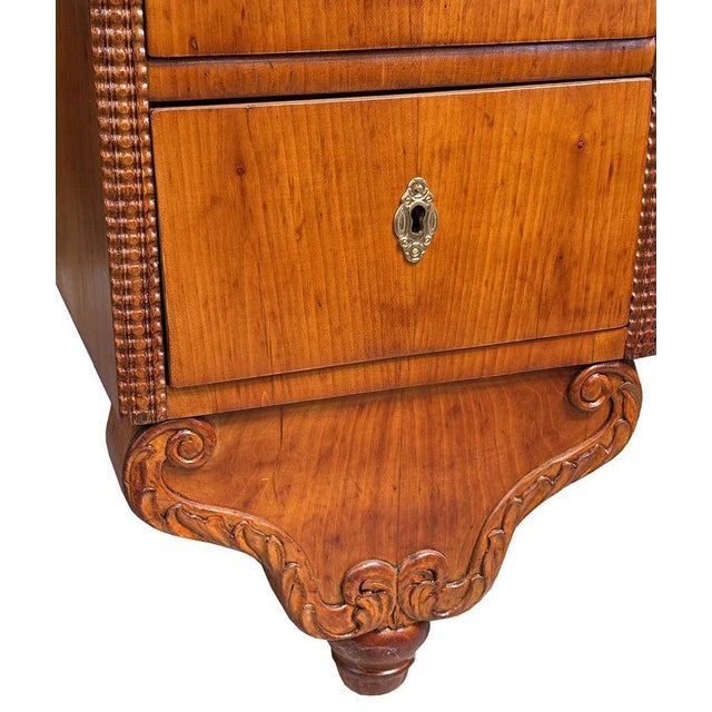 Antique Biedermeier Writing Desk, 1840s For Sale - Image 6 of 14