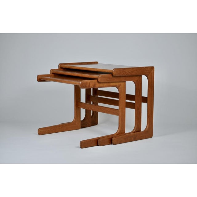 Nesting Tables from Salin Nyborg, Danemark, 1960s, Set of 3 For Sale - Image 6 of 10