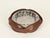 Curved Nova Ashtray in Brown Leather and Cut Crystal from Tecno, Italy, 1950s For Sale - Image 6 of 12