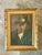 Vintage Framed Oil Portrait on Canvas For Sale In West Palm - Image 6 of 13