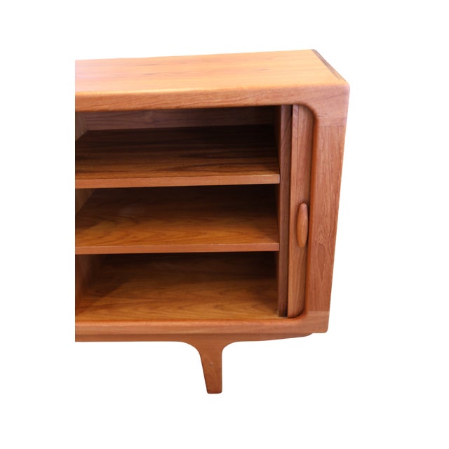 Wood Danish Sideboard in Teak with Louvered Doors from Dyrlund, 1960s For Sale - Image 7 of 15
