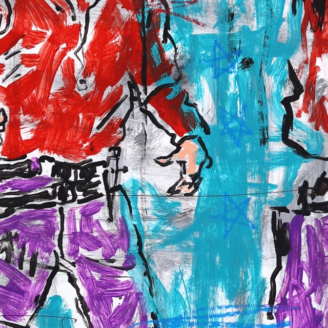 2020s Shoot Me Tender - Abstract Figurative Elvis Portrait Artwork by Gary John For Sale - Image 5 of 6