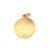 Vintage 1960s Italian 18k Saint Anthony of Padua Holding Baby Jesus Medallion For Sale - Image 9 of 9
