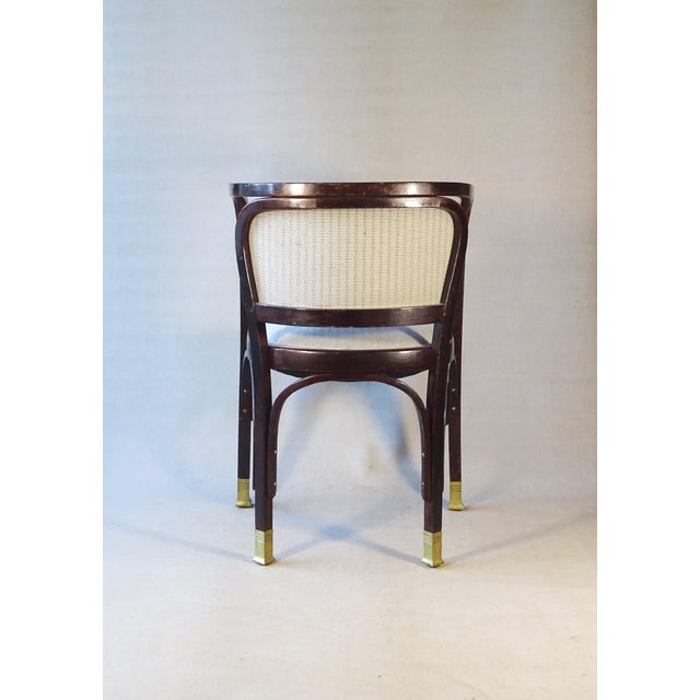 Gray Antique Armchair by Gustav Siegel, 1905 For Sale - Image 8 of 11