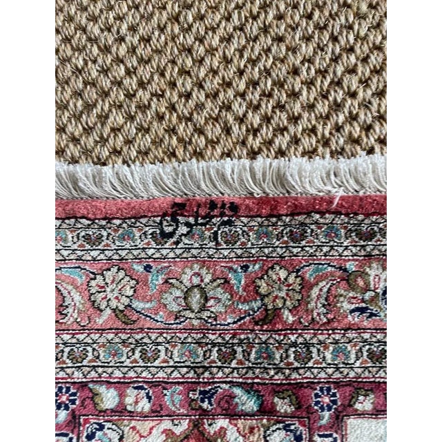 Silk Corridor Rug, 1980s For Sale - Image 4 of 11