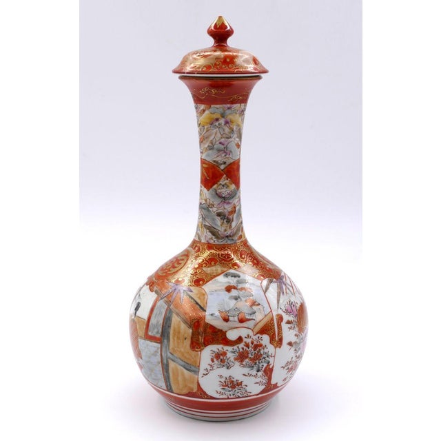 19th-Century Japanese Kutani Vases, Set of 3 For Sale - Image 16 of 18