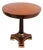 1990s Maitland-Smith Empire Pedestal Based Inlaid Marquetry Top Occasional Table For Sale