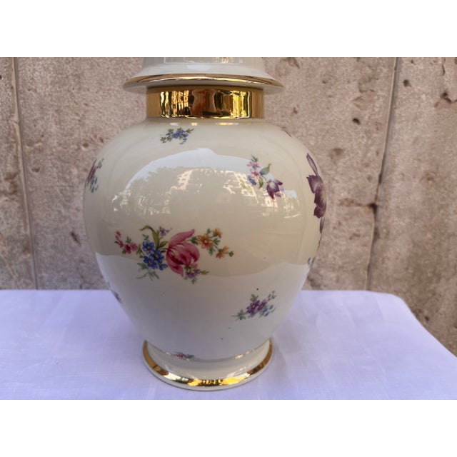 Bavarian Porcelain Lidded Jug, 1890s For Sale - Image 4 of 8