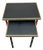 Vintage Stitched Leather Nesting Tables by Jacques Adnet, 1950s, Set of 2 For Sale