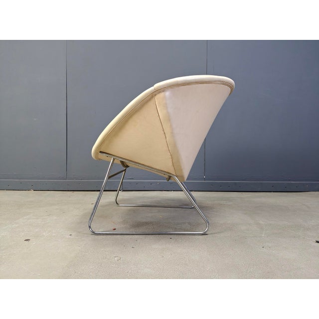 1960s Vintage Cocco Chair by Rudolf Wolf for Rohé Nordwolde, 1960s For Sale - Image 5 of 13