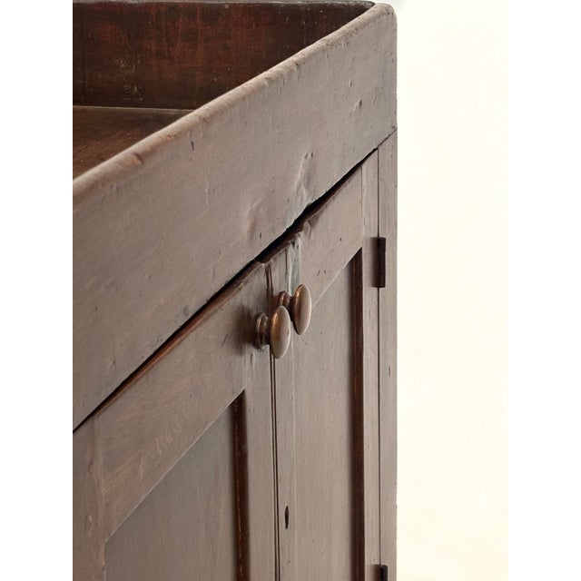 Auburn Early American Primitive Dry Sink in Original Surface, C. 1830 For Sale - Image 8 of 18