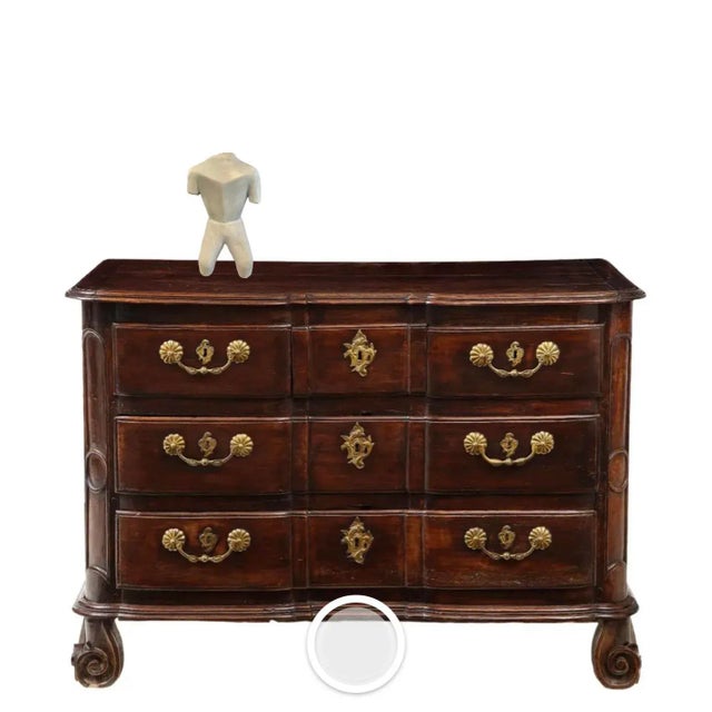 Abstract Cubist Marble Male Torso Sculpture on a Wood Base by Scott Donadio, 9” High For Sale - Image 3 of 9